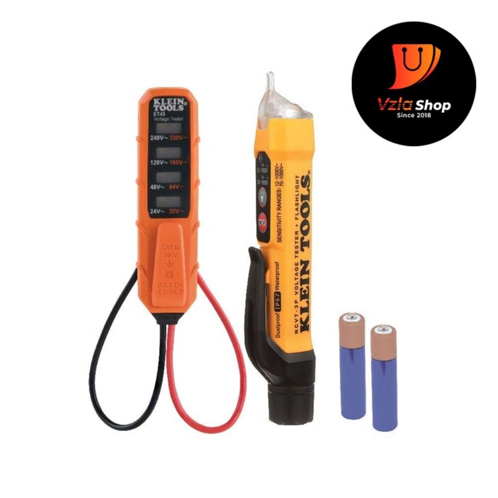 Klein Tools NCVT3PKIT Electrical Test Kit with Flashlight